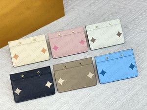 Designer purse Leather wallets mini wallets color genuine leather Card Holder coin purse Men and women wallet go yard card holder Key Ring Credit With box wholesale