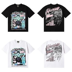 メンズTシャツ女性用TシャツデザイナーサマーY2Kレタープリントパターン通気性快適なヒップホップスタイル