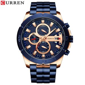 Curren/Karien 8337 Men's Business Steel Band Quartz Six Pin Multi Functional Casual Waterproof Watch