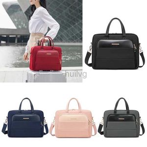 Laptop Cases Backpack Womens Bag PU+Polyester Notebook Briefcase Case For 13 14 15 16 Inch Shoulder Bags Travel Office Ladies Handbags 24328