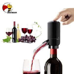 Calligraphy Beeman Electric Red Wine Decanter Automatic Wine Pourer Smart Wine Usb Charging Red Wine Dispenser Aerator Kitchen Bar Tools