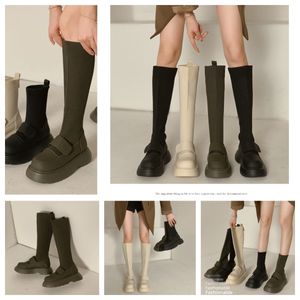 Designer-Schuhe, Sneaker, Sport, Wanderschuhe, Stiefeletten, Stiefeletten, hohe Knöchelstiefel, rutschfest, leicht, weich, Damen, GAI 35–48, Schwarz, klassische Bequeme