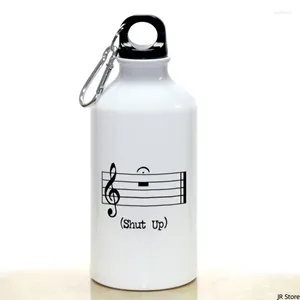 Wasserflaschen Shut Up Music Notation Sportflasche mit Karabiner, Geschenke, 17 oz