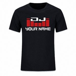 Personalizado Persalizado Sobrenome Diy T-shirt Homens Mulheres DJ Seu Nome Camisetas Hip Hop Camiseta Cott Verão Para Homem Top Tees Tamanho Da UE s5TK #