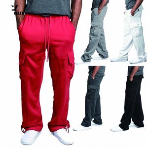 men's Cargo Pants Track Pants Street Bottoms Winter Fitn Gym Workout Running Training Exercise Breathable Soft Male Sweatpant y7a7#