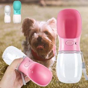 Matning Portabel Pet Dog Water Bottle For Small Large Dogs Travel Puppy Cat Drinking Bowl Outdoor Pet Water Dispenser Feeder Pet Product