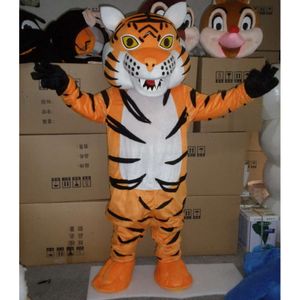 Mascot kostymer skum Big Tiger Doll Cartoon Plush Christmas Fancy Dress Halloween Mascot Costume