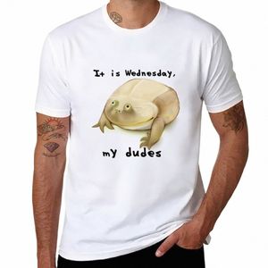 new It is Wednesday my dudes T-Shirt quick drying shirt vintage clothes funny t shirts plain t shirts men 09An#