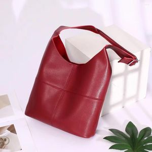 Bag Designer Women Handbag Genuine Leather Handbags Retro Red Shoulder Large Capacity Shopper Bags