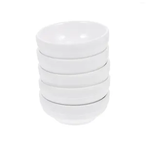 Cups Saucers 5 Pcs White Palette Color Mixing Trays Stirring Artist Paint Dish Snack Melamine Pigment Container A5 Graffiti Oil