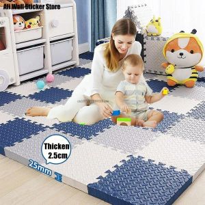 Stickers Thick 2.5 cm Baby Puzzle Mat Play Mat Kids Interlocking Exercise Tiles Rugs Floor Tiles Toys Carpet Soft Carpet Climbing Pad EVA