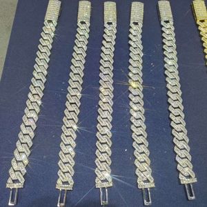 Tester per diamanti passanti per collana placcata in moissanite placcata in argento sterling 925 massiccio da 10 mm