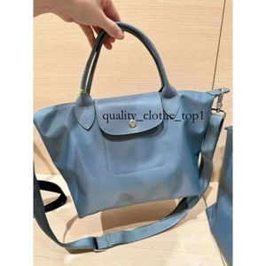 Borsa lunga Chammp Borsa firmata Borsa tote Borsa a tracolla di lusso Borsa a tracolla Shopping Beach, Borsa a tracolla leggera ripiegabile Elegante Borsa a tracolla da viaggio con cerniera pieghevole 744