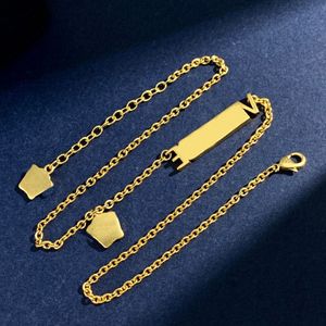 Englischer Brief Anhänger Halskette für Herren Damen Designer Halsketten Goldketten Schmuck Luxus Frauen Kopf V Hochzeit Hip Hop mit Box222b