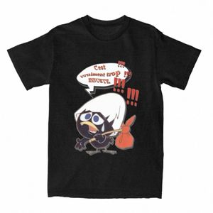 calimero Carto Chicken T Shirt para Homens Cott Camisetas Casuais Em Torno Do Pescoço Italiano Tv Tees Manga Curta Tops Impressão c8DG #