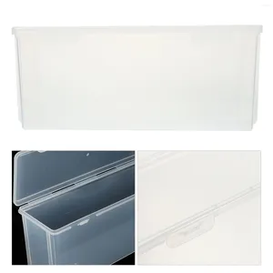 Plates Self Made Bread Storage Box Dispenser Airtight Holder Plastic Transparent fodral