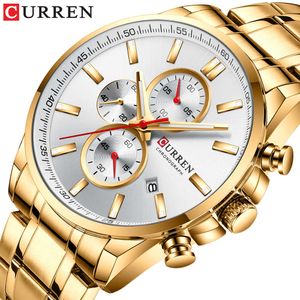 Curren/Karien 8368 Men's Six Needle Quartz Steel Band Business Leisure Watch