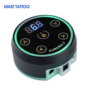 Maskin Aurora2 Daul -läge Switching Mini TouchPad Tattoo Power Supply Digital LCD Display med Adapter för Hine Pen Tattoo Supplies