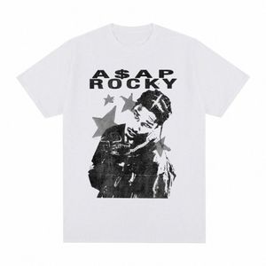 ASAP Vintage T-shirt Hip Hop Trend Cott Men T-shirt Ny tee tshirt Kvinnor Toppar 48iq#