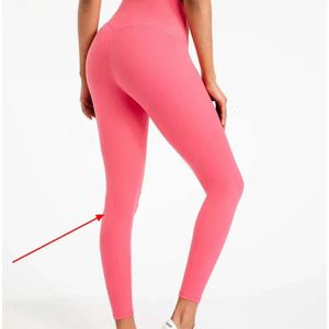 Lu Align Pant Ultra Aio Align Женские леггинсы Мягкие женские брюки для йоги с высокой талией Спортивные нейлоновые леггинсы для тренировок в тренажерном зале Спортивные колготки без переднего шва Lemon Sports 2024