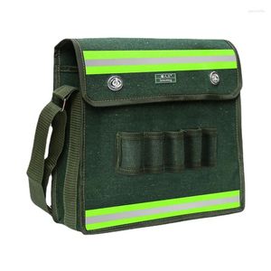 Storage Bags Canvas Electrician's Tool Bag Thickened Large Multi-function Repair Wear-resistant Labor Insurance Oxford