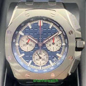 Pilot AP Wrist Watch Epi Royal Oak Offshore Series 26420TI Titanium Alloy Ceramic Blue Dial Mens Chronological Fashion Leisure Business Sports Machinery Watch