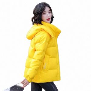 2023 Ny Winter Parkas Jacka Women Loose Down Cott Coat Female Hooded Thick Warme