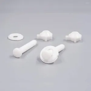 Tampas de assento do vaso sanitário parafusos de marca arruelas fácil instalação porcas parafuso fortalecer kits de parafusos de reparo