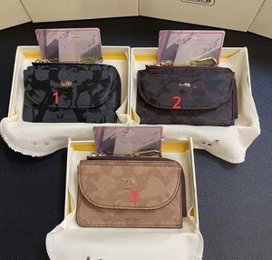 古典的な輸出外国貿易女性ウォレット印刷ジッパーコイン財布ソリッドカラークラッチドキュメントパッケージ