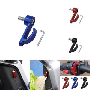 Upgrade Universal Aluminium Alloy Motorcycle Single Hole Helmet Bag Carry Hook Holder for Dirt Bike Electric Scooter Moped