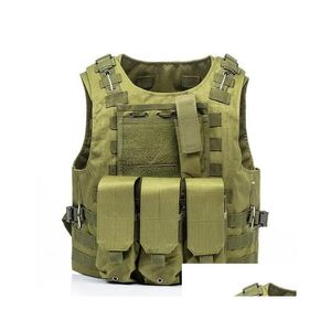 Herrenwesten Herren Taktische Weste Molle Combat Assat Plate Träger Jagd Mtifunktion Soldat Drop Lieferung Bekleidung Kleidung Outerwear C Dhorq