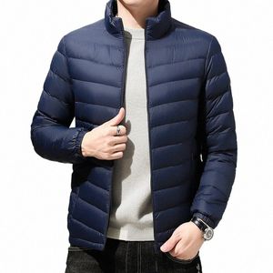 Mäns 85% White Duck Down Coat 2023 Autumn Winter Stand Collar Warm Jackets Man Lightweight Duck Down Clothes I4S5#