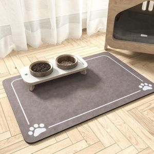 Pet feeding pads have water absorption and are quick to dry. Dog food and basin pads are stain free and easy to clean