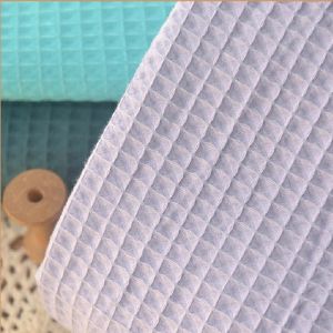Tkanina 3 kolory, przędza 100% bawełnianych tkanin waflowych do szycia odzieży snu, szlafroki, poduszek, materiału poduszki dla dzieci