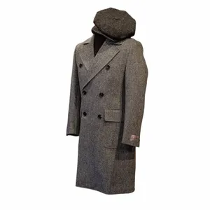 Мужской пиджак Herringbe Однобортный свадебный повседневный приталенный жилет Элегантный мужской костюм Куртки Роскошный мужской комплект пальто для мужчин 19gV #