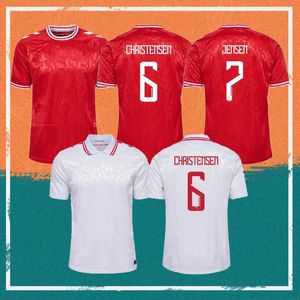 2024 Denmark Euro Cup Soccer Jerseys 24/25 KJAER MAEHLE CHRISTENSEN JENSEN National Team shirt BRAITHWAITE ERIKSEN DOLBERG YURARY HOJBJERG Football uniform