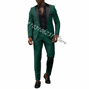 trajes de boda para hombre, esmoquin de 2 piezas, Elegante, so, Blazer, Pantales Y4Bp#