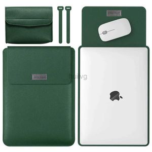 Laptopa plecak plecak skórzany torba na rękawie MacBook Air Pro 13 M2 M1 2022 2020 14 16 Notebook Cover Huawei HP Dell 15 cali 24328
