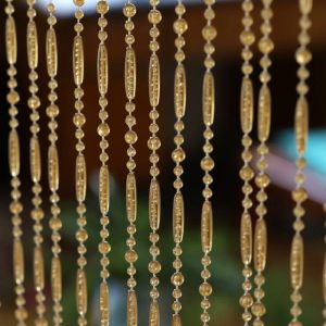 Persiane Perline acriliche trasparenti Tenda per porta Tenda per interni per la casa Finestra Decor Tenda per fotografia di scena fai-da-te Decorazione per feste