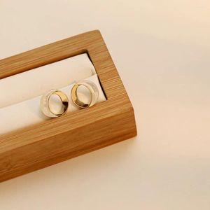 Stud Earrings S925 Silver Ear Needle Minimalist Fresh Mother Shell RND With ECO Brass14k Gold Jewelry For Women HYACINTH Sale