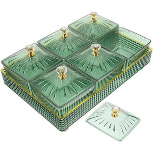 Dinnerware Sets Divided Serving Trays Snack Compartment Platter Wedding Decor Container Decorative
