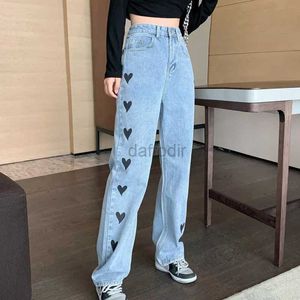 Women's Jeans Women Jeans High Waist Loose Straight Wide Leg Denim Pants 2024 Spring Autumn Female Casual Streetwear Vintage Baggy Trouser 24328