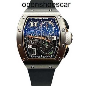 RichasMiers Relógio Ys Top Clone Relógio de fábrica de fibra de carbono relógio automático de cerâmica com diamante esportes titânio Rm72-01 ATHB6WE6