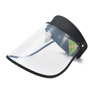 Ciclismo Caps Máscaras Ao Ar Livre À Prova de Vento Segurança Fl Face Shield Er Hat Máscara Clear Up Visor Cozinha Proteção de Óleo Guardas de Trabalho Esqui Hat591 Ot1Wd