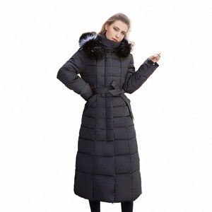 Peritang Women w połowie długości w dół kurtka w dół 2024 Zima Slim Fit Grusted Płaszcz Kurtki Outerwearwinter For Women 2024 Parkas 11eo#