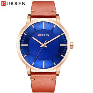 Curren/Karien 8332 Duży wybór neutralny prosty kwarcowy zegarek pasa