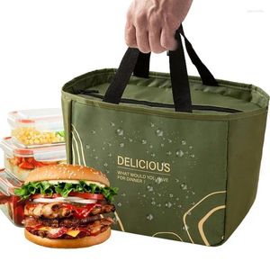 Storage Bags Insulated Lunch Bag Cute Box 6L Large Capacity Portable For Men Work Home School Picnic