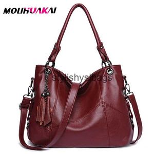 Top Handle Bags Fashion Tassel Designer Women Handbags High Quality Ladies Hand Crossbody For Shoulder Bag Big Casual Tote Sac A Main H240328