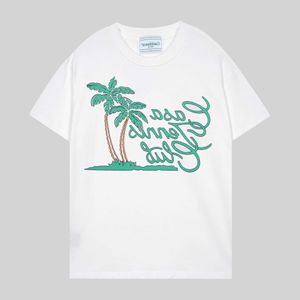 Mens Designer Camiseta Casual Camisetas Casablanca Verão Nova Casablanca Tropical Vento Verão Frutas Imprimir Mangas Curtas VL14