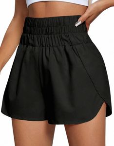 Mulheres New Casual Home Shorts Outdoor Summer Sports Confortável Cintura Elástica Sólida Solta Calças Femininas f74c #